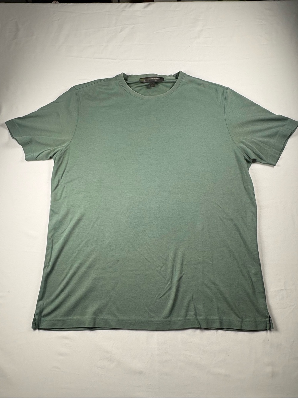Robert Barakett Pima Cotton Luxury T Shirt Green Large